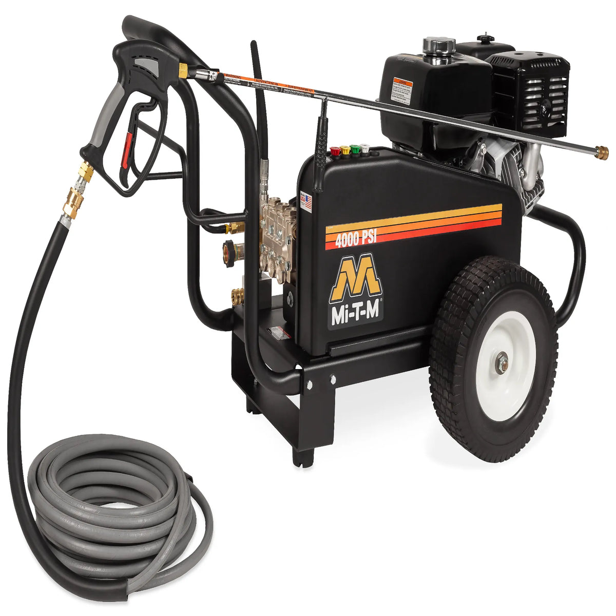 Mi-T-M CW-4004-5MGH Belt Drive Pressure Washer – 4000 PSI, 3.5 GPM, Honda GX390