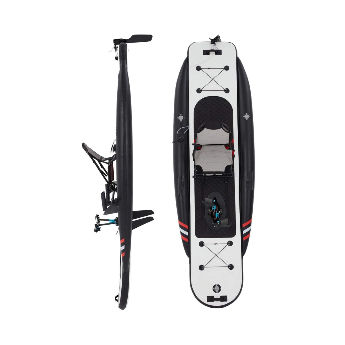 Premium 12FT Lightweight Inflatable Fishing Kayak With Pedal System (SAK15079)