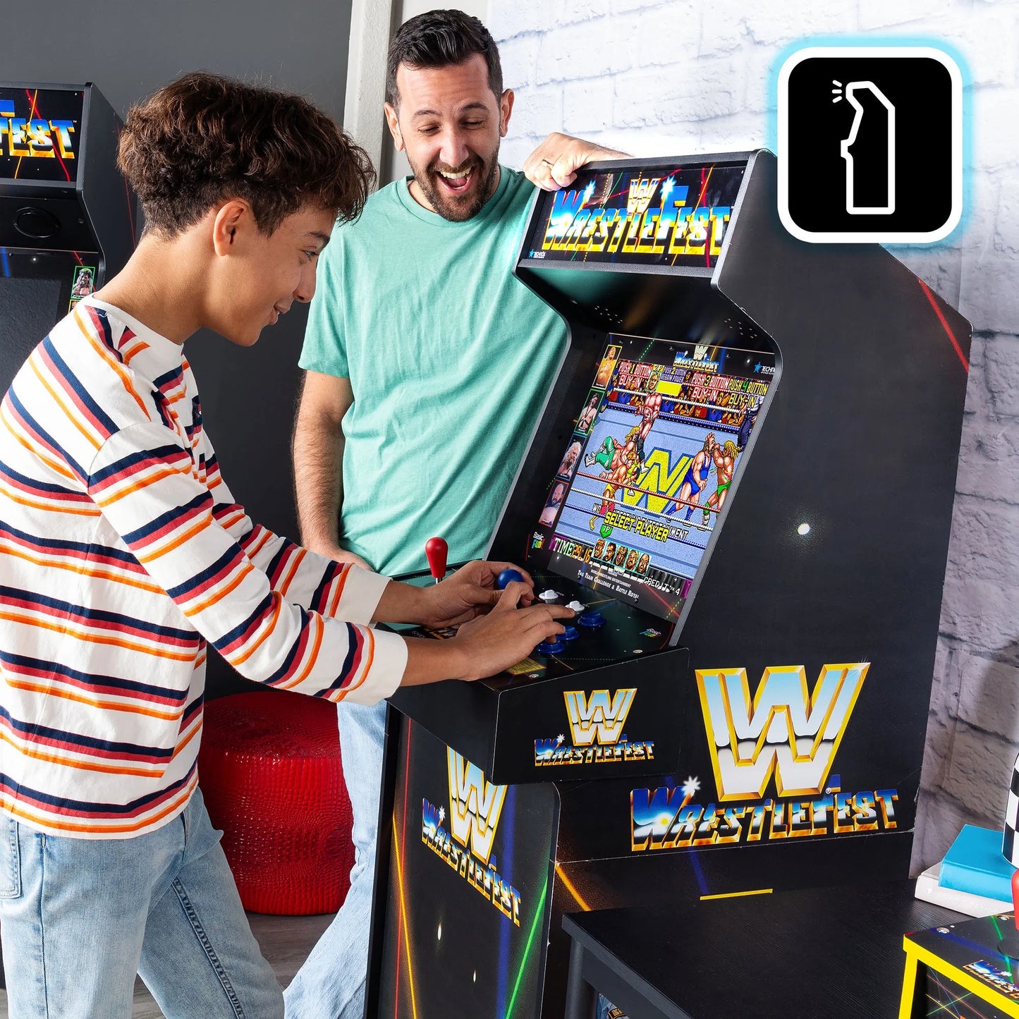 Arcade Classics WWE Ultra Series Game Machine with 17" Liquid Crystal Screen & 5 Games