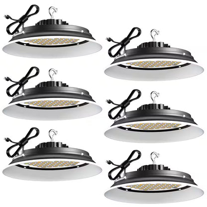 6Pack of 215W LED High Bay Light 32250LM High Bay LED Shop Lights AC100-277V Commercial Bay Lighting for Warehouse