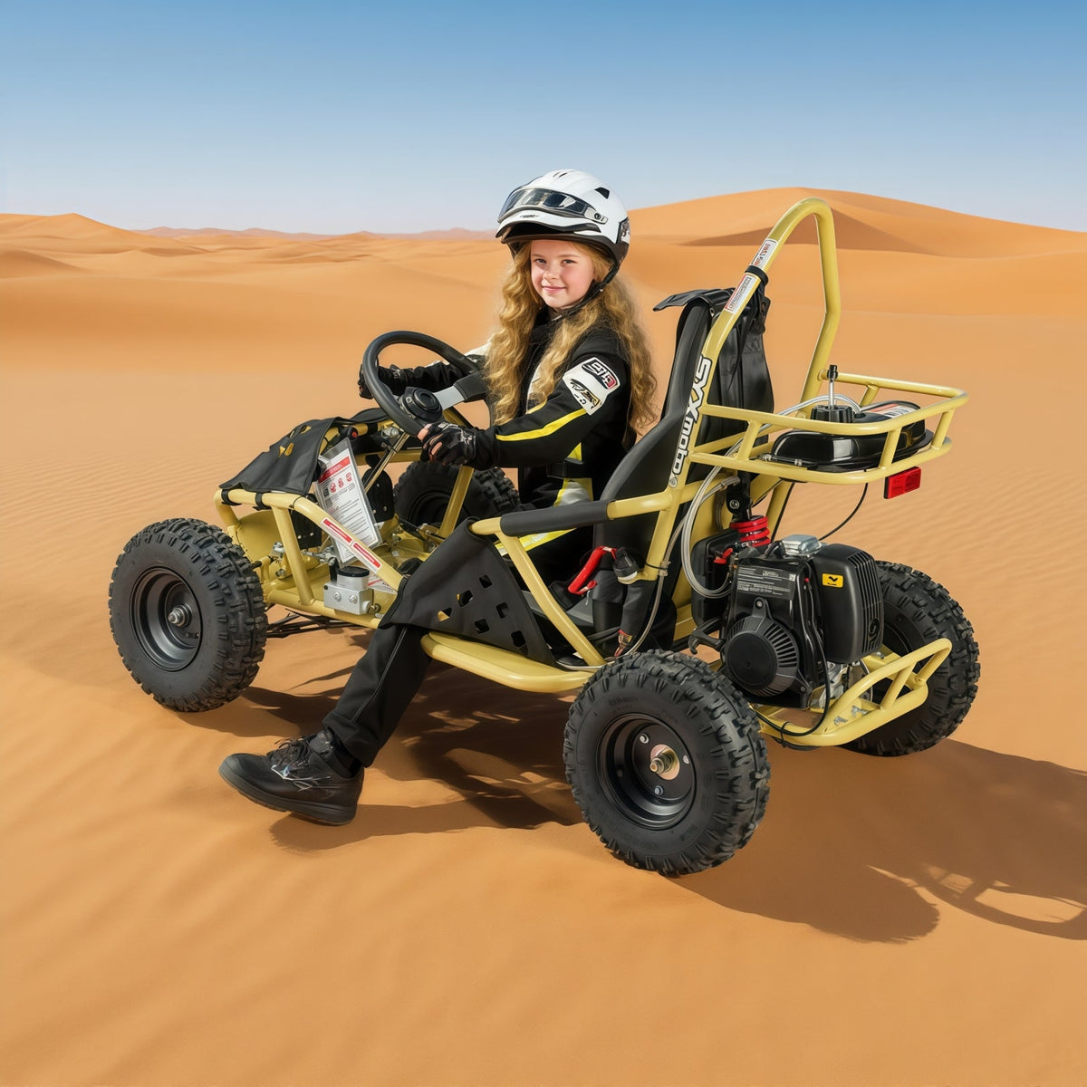 GK-49A 50cc 4-Stroke Gas Go Kart | Off-Road Mini Buggy for Teens