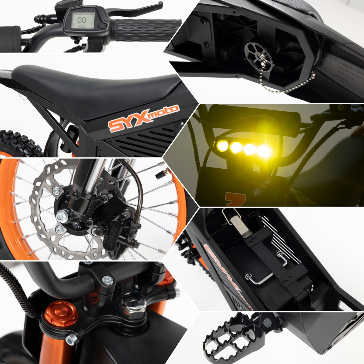 ARC 3000W Peak Electric Dirt Bike | 48V Mid-Drive Off-Road Motorcycle