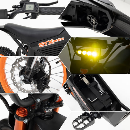 ARC 3000W Peak Electric Dirt Bike | 48V Mid-Drive Off-Road Motorcycle
