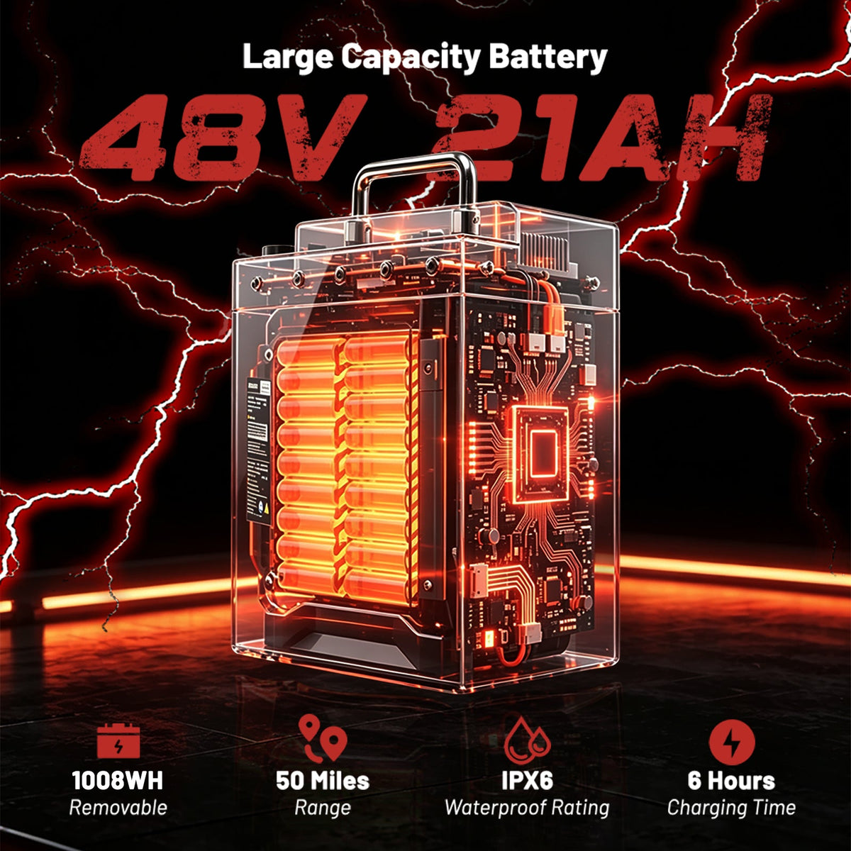 ARC 3000W Peak Electric Dirt Bike | 48V Mid-Drive Off-Road Motorcycle