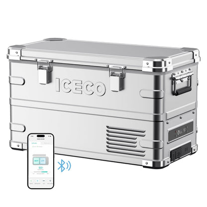 ICECO APL35 Dual Zone Aluminum Fridge Freezer 35 LT