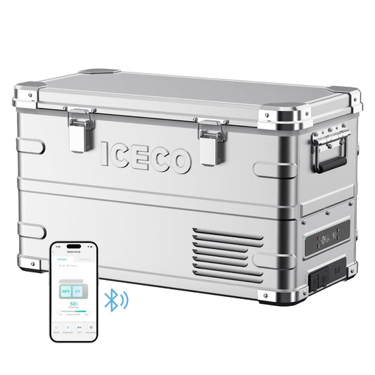 ICECO APL35 Dual Zone Aluminum Fridge Freezer 35 LT