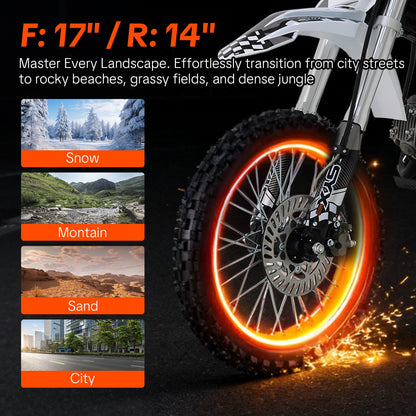 K1 125cc Dirt Bike | 4-Stroke Off-Road Pit Bike for Teens & Adults