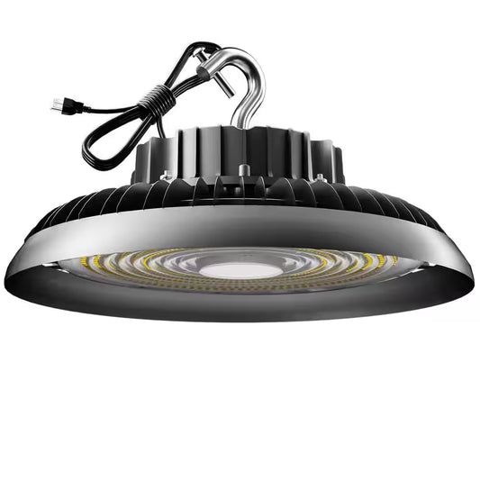 LED High Bay Light 350-W 52500LM High Bay LED Shop Lights AC100-277V UFO Commercial Bay Lighting for Warehouse