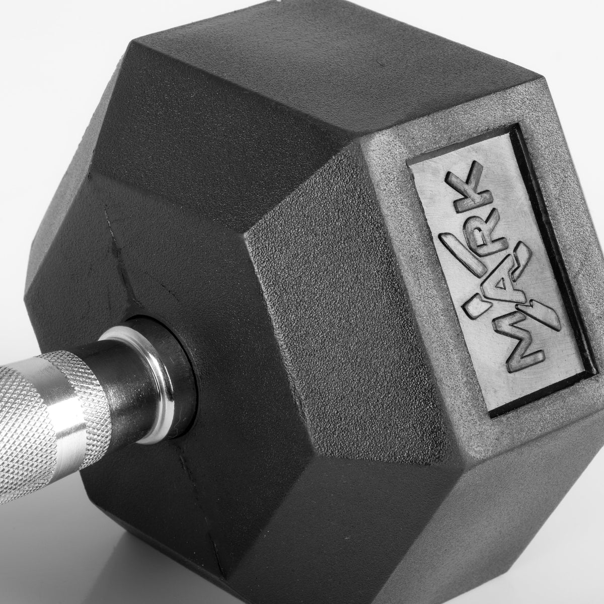 5-50 lb Rubber Hex Dumbbell Set with 3-Tier Storage Rack