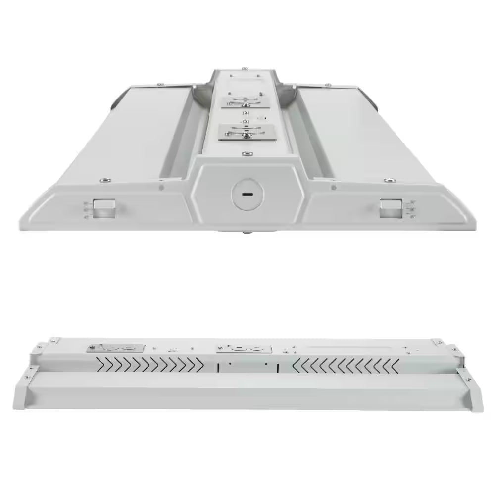 28 In. 1000-Watt Equivalent Linear White LED High Bay Light, Adjustable Beam, Selectable Lumens, 5000K Daylight Dimmable
