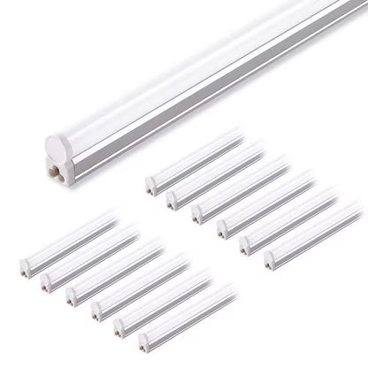 4 Ft. 2200Lm 6500K 20W LED T5 Shop Lights, Ceiling and under Cabinet Light, Corded Electric with On/Off Switch