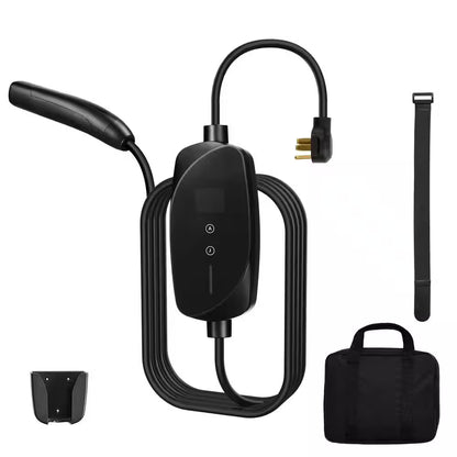 Level 2 Tesla Charger 32 Amp Adjustable Current 240V Home Electric Car EV Charger 25Ft. Charging Cable NEMA 14-50P Plug