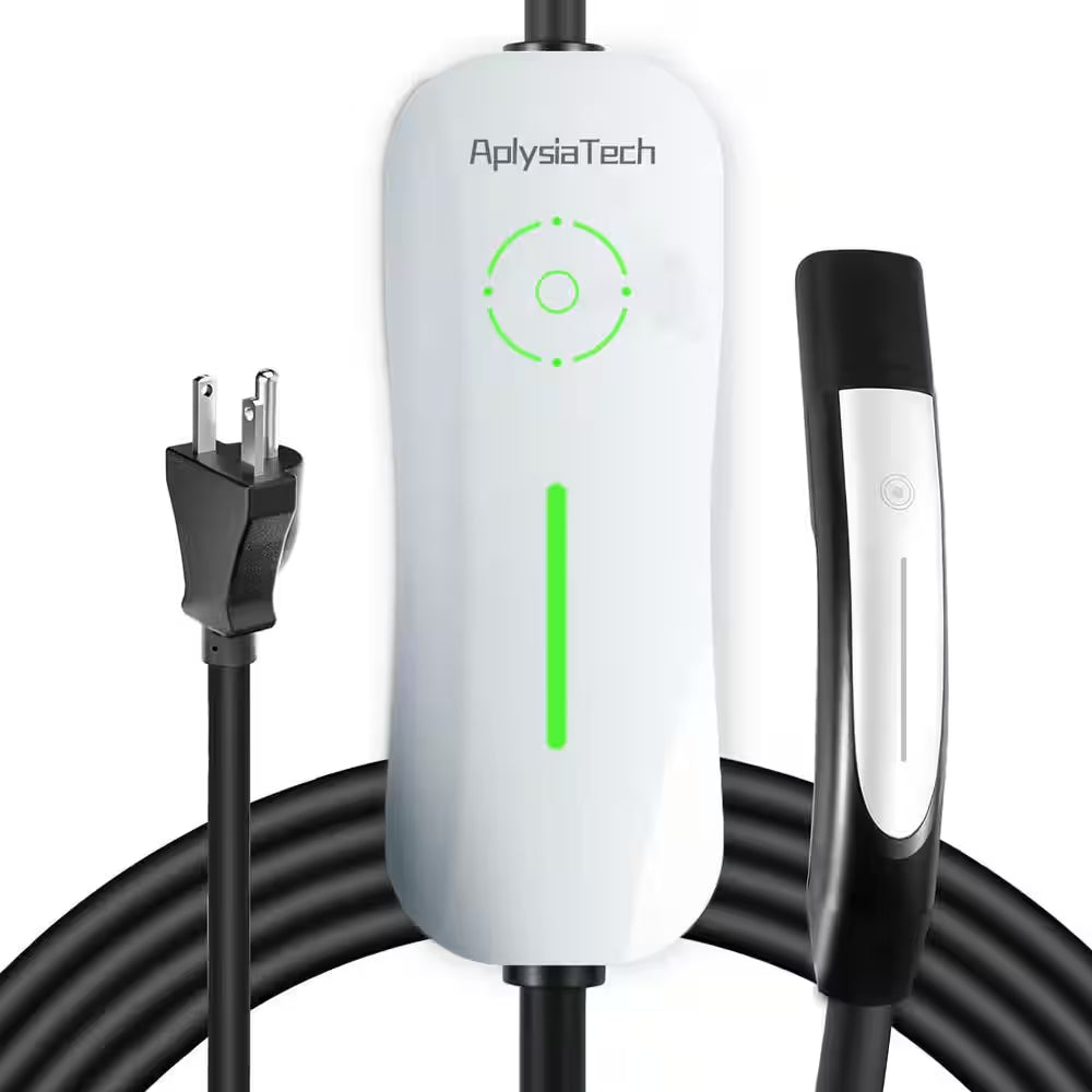 21Ft 110-Volt Level 1 EV Charger NEMA 5-15 Plug 15A Portable Wall Charging Station for Tesla Models Y 3 S X