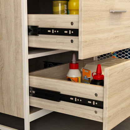 Heavy-Duty Garage Workbench with Ample Storage & Reinforced Countertop