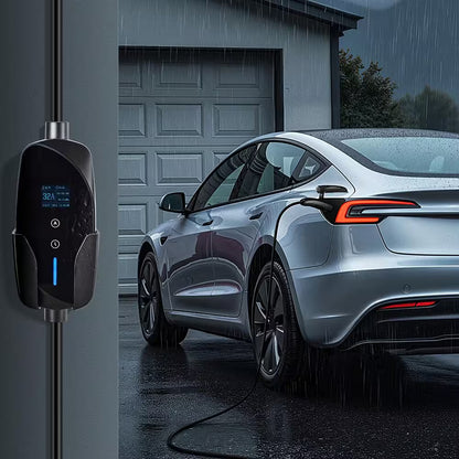 Level 2 Tesla Charger 32 Amp Adjustable Current 240V Home Electric Car EV Charger 25Ft. Charging Cable NEMA 14-50P Plug