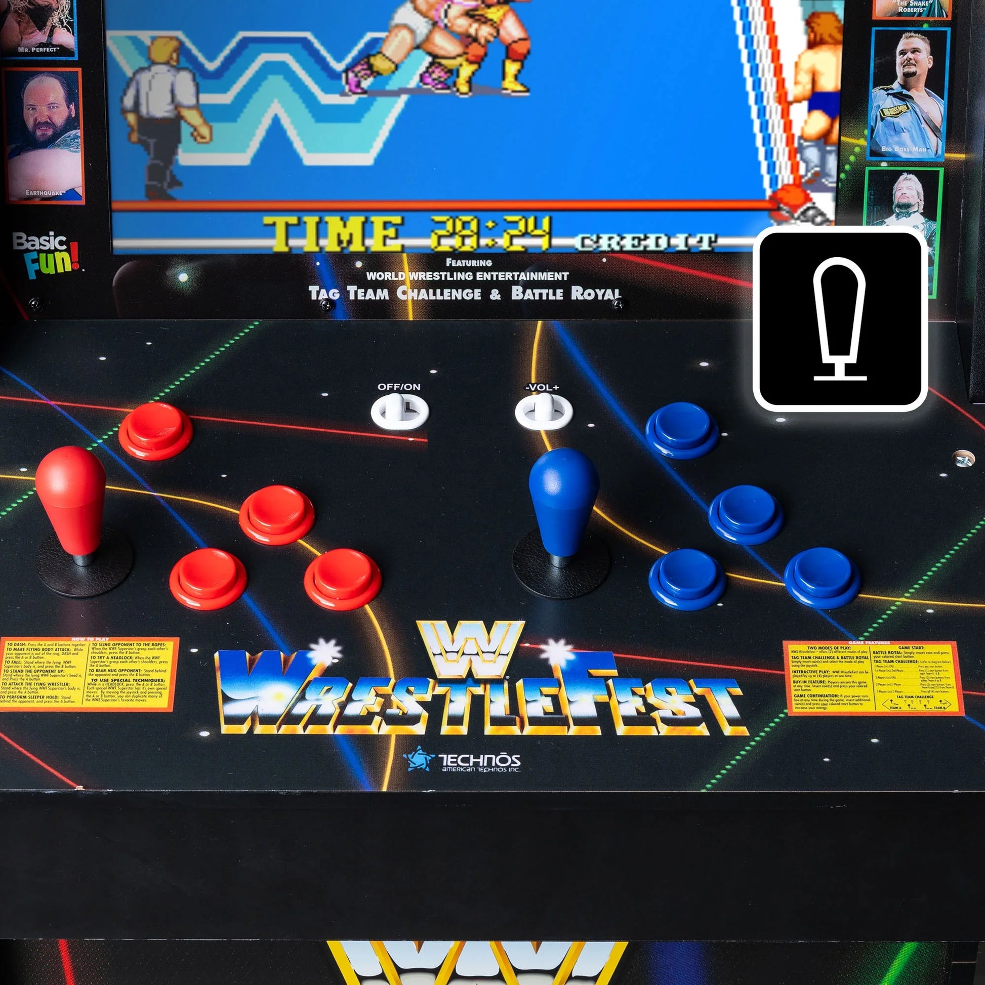 Arcade Classics WWE Ultra Series Game Machine with 17" Liquid Crystal Screen & 5 Games