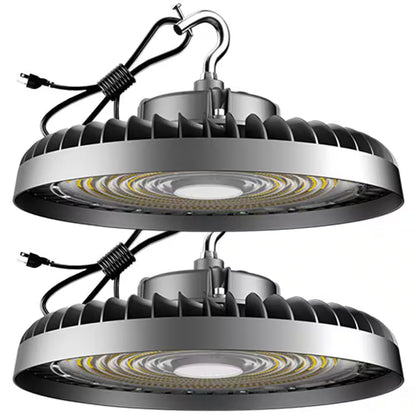 500-Watt LED High Bay Light 75000LM High Bay LED Shop Lights AC100-277V Commercial Bay Lighting for Warehouse (2-Pack)