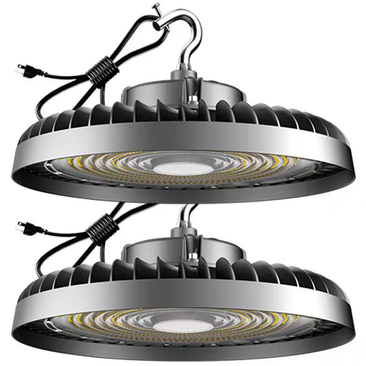 500-Watt LED High Bay Light 75000LM High Bay LED Shop Lights AC100-277V Commercial Bay Lighting for Warehouse (2-Pack)