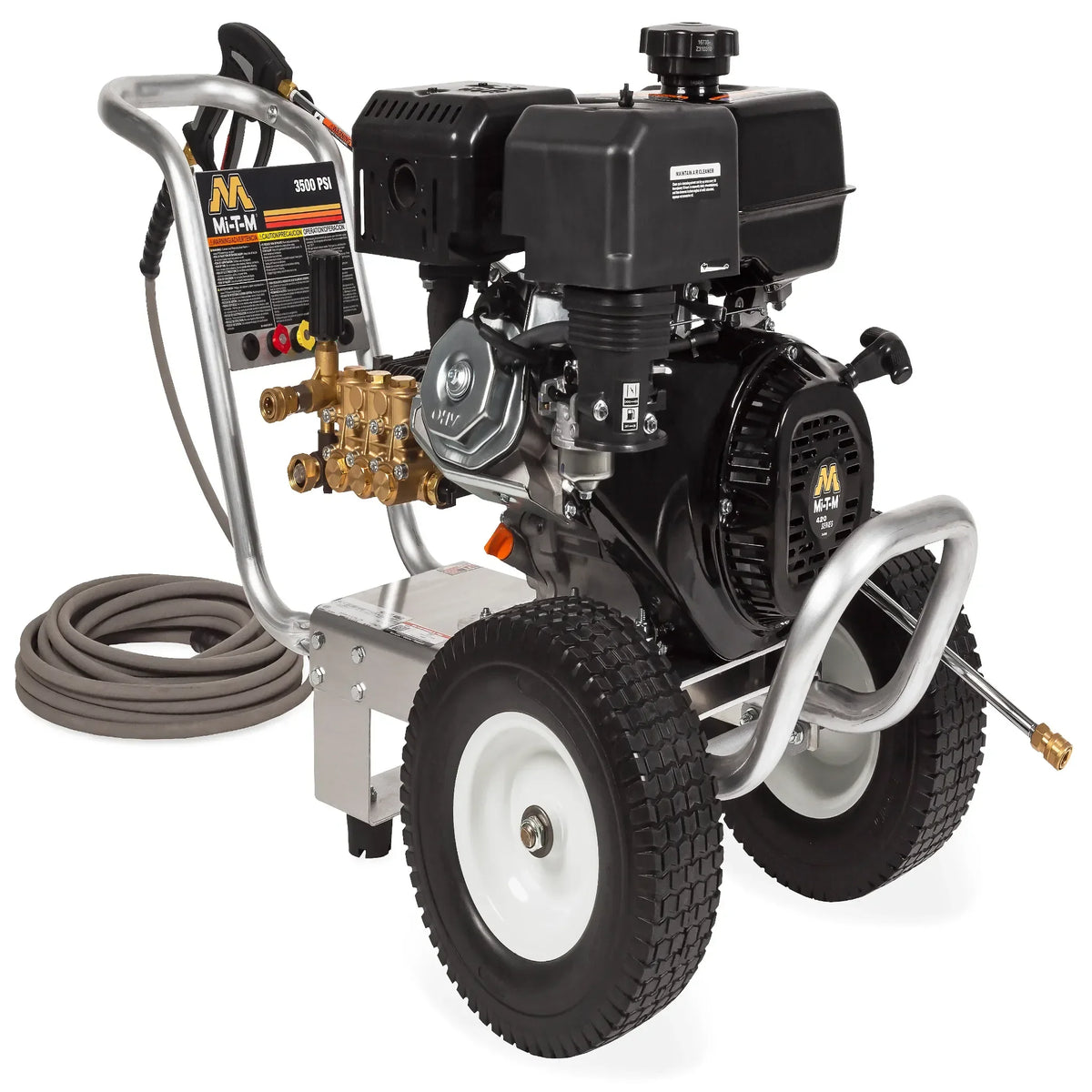 Mi-T-M CA-3504-1MAM Aluminum Pressure Washer – 3500 PSI, 3.5 GPM, OHV engine