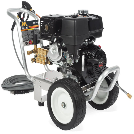 Mi-T-M CA-4004-1MAH Aluminum Pressure Washer – 4000 PSI, 3.5 GPM, Honda GX390
