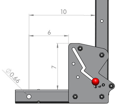 Chuck Rack 6-Bike Rack With Full Tilt BASE Post