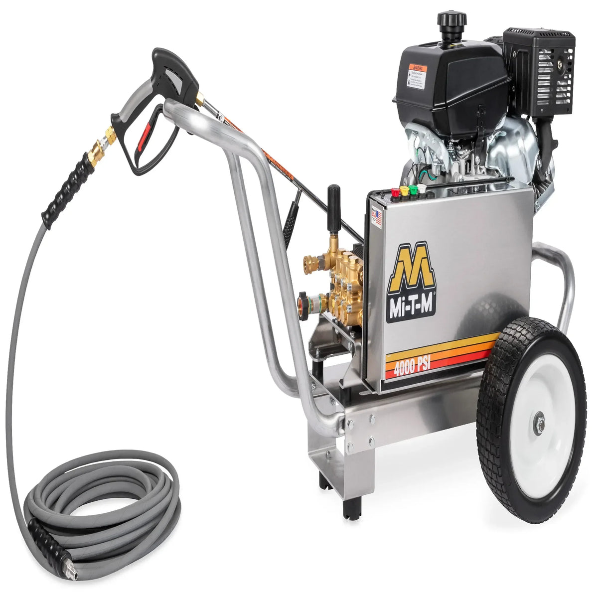 Mi-T-M CBA-4004-1MAK Aluminum Belt Drive Pressure Washer – 4000 PSI, 3.4 GPM, Kohler