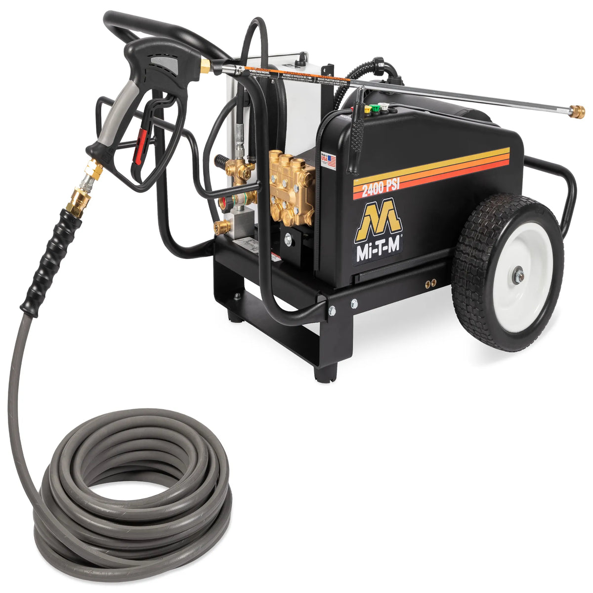Mi-T-M CW-2405-5ME1 Belt Drive Pressure Washer – 2400 PSI, 4.6 GPM, 230V