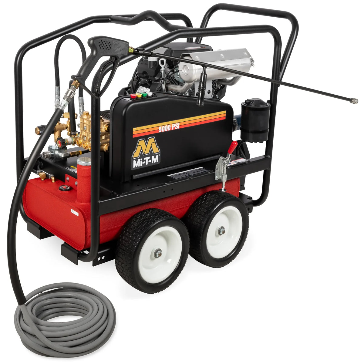 Mi-T-M CWC-5004-4MAH Belt Drive Pressure Washer – 5000 PSI, Honda GX630, AR
