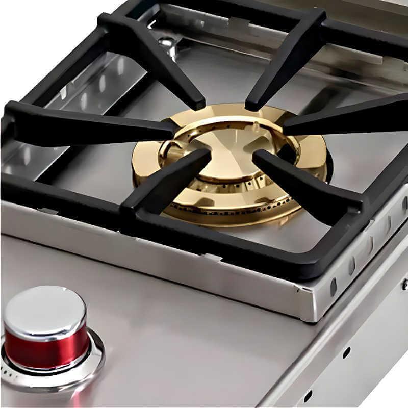 Cal Flame Carmel Q 8 Ft. L-Shaped Outdoor BBQ Kitchen Island - BBK870