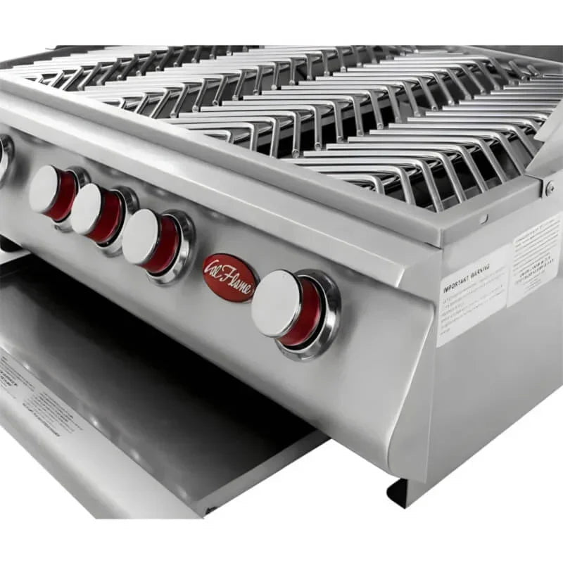Cal Flame Carmel Q 8 Ft. L-Shaped Outdoor BBQ Kitchen Island - BBK870