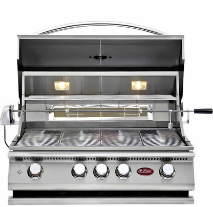 Cal Flame Carmel Q 8 Ft. L-Shaped Outdoor BBQ Kitchen Island - BBK870