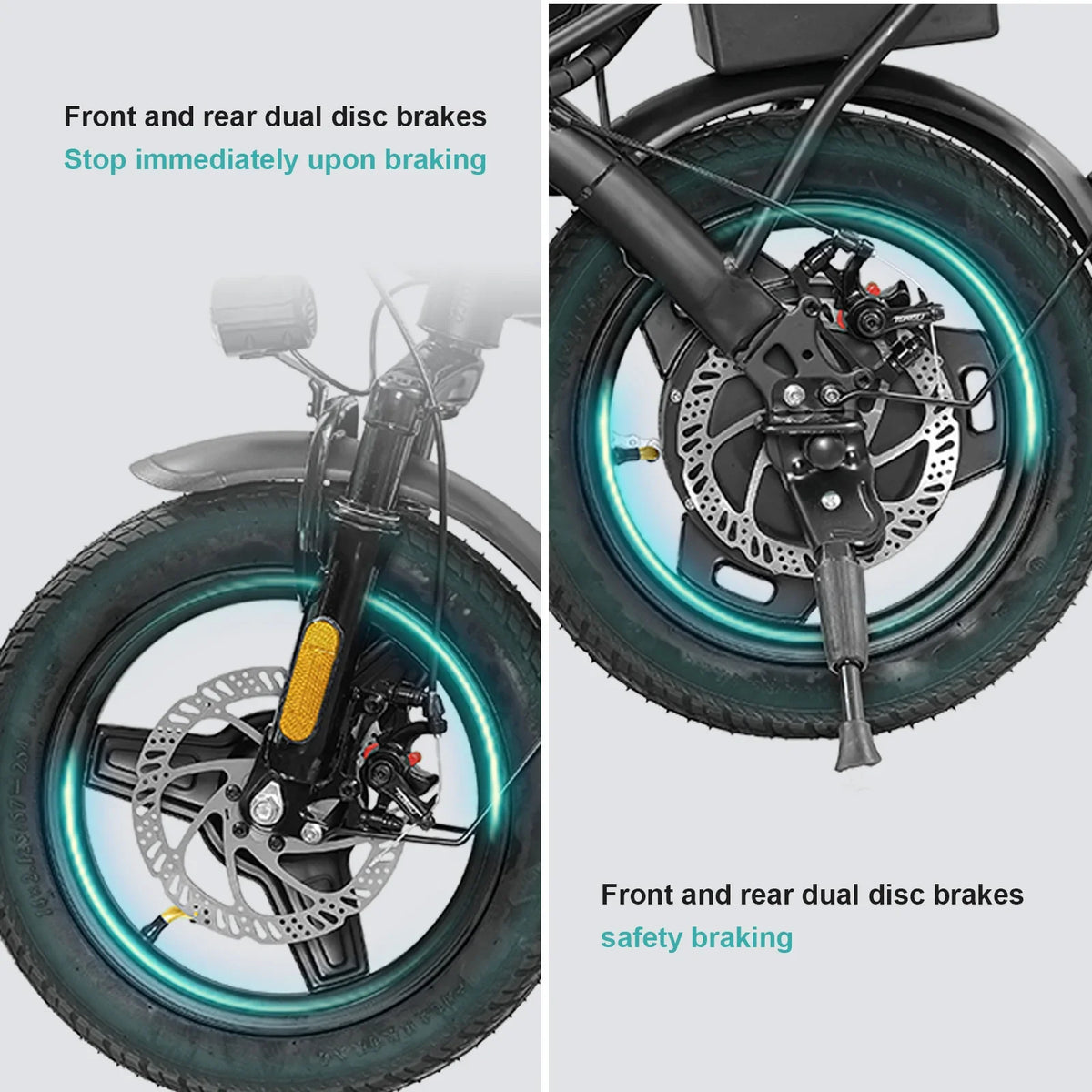 Adult Electric Bike, 20 MPH,560W Motor,48V Removable Battery,14inch Folding Electric Bike,Maximum 32 Miles,1Year Warranty Ebike