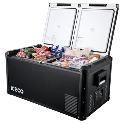 ICECO VL90ProD Dual Zone RV 12V Fridge Portable Fridge Freezer 90 LT