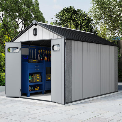 8x14 Ft Resin Outdoor Storage Shed