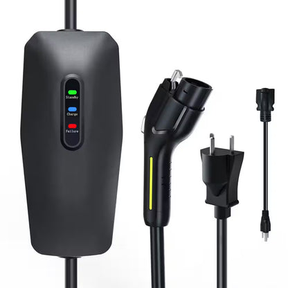 20Ft 110-240 Volt Level 1 2 Electric Vehicle Portable Charger 16Amp 3.5KW Home EV Car Charging Station Adapter