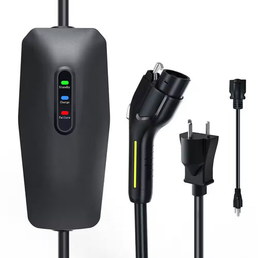 20Ft 110-240 Volt Level 1 2 Electric Vehicle Portable Charger 16Amp 3.5KW Home EV Car Charging Station Adapter