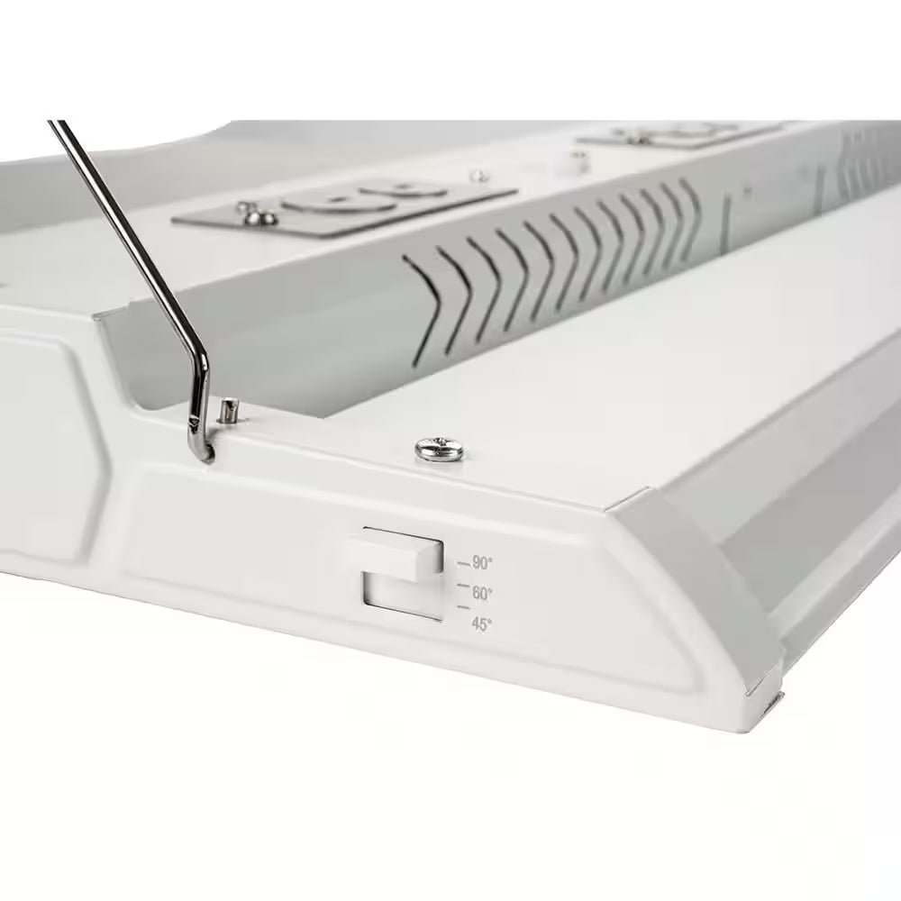 28 In. 1000-Watt Equivalent Linear White LED High Bay Light, Adjustable Beam, Selectable Lumens, 5000K Daylight Dimmable