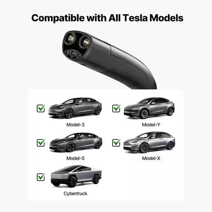 Level 2 Tesla Charger 32 Amp Adjustable Current 240V Home Electric Car EV Charger 25Ft. Charging Cable NEMA 14-50P Plug