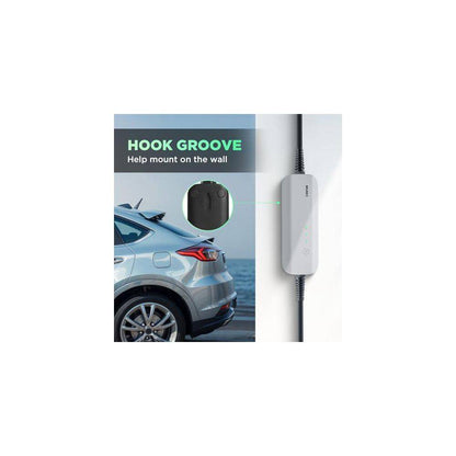 20Ft 110-Volt Portable EV Charger Home Charging Station J1772 Electric Cars Weatherproof Safe Protection