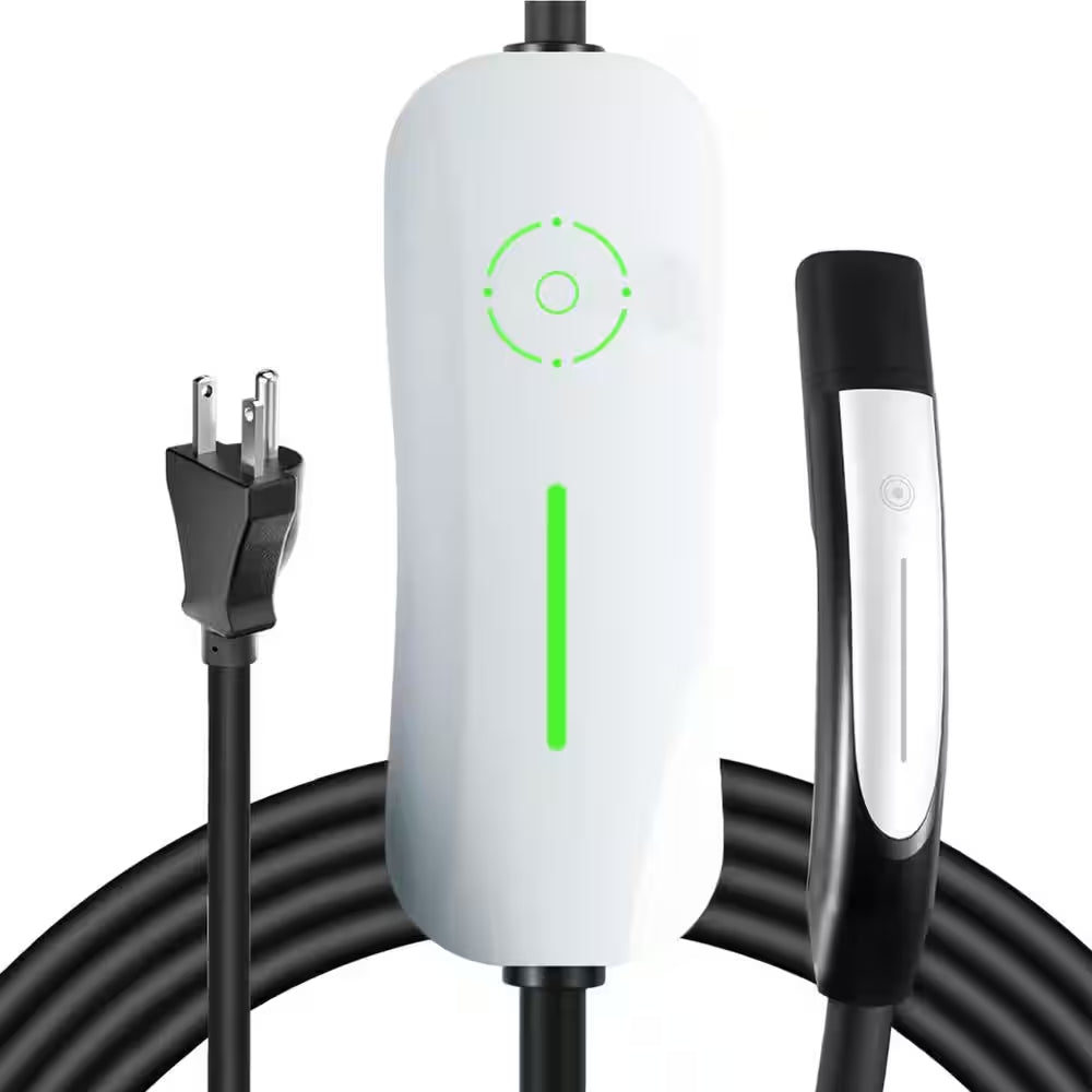 21Ft 110-Volt Level 1 EV Charger NEMA 5-15 Plug 15A Portable Wall Charging Station for Tesla Models Y 3 S X