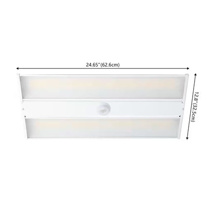 220-Watt Equivalent Integrated LED White High Bay Light Motion Sensor Shop Light with 28600 Lumens 5000K