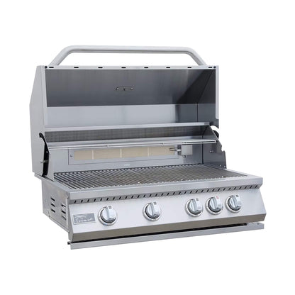 KoKoMo Grills Baja 9FT BBQ Island With LEDs, Built-In BBQ And Refrigerator [Made-To-Order] (SAK85739)