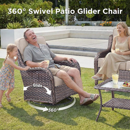 Alora Luxury 10-Piece All-Weather Outdoor Patio Furniture Set With Fire Pit Table (SAK39281)