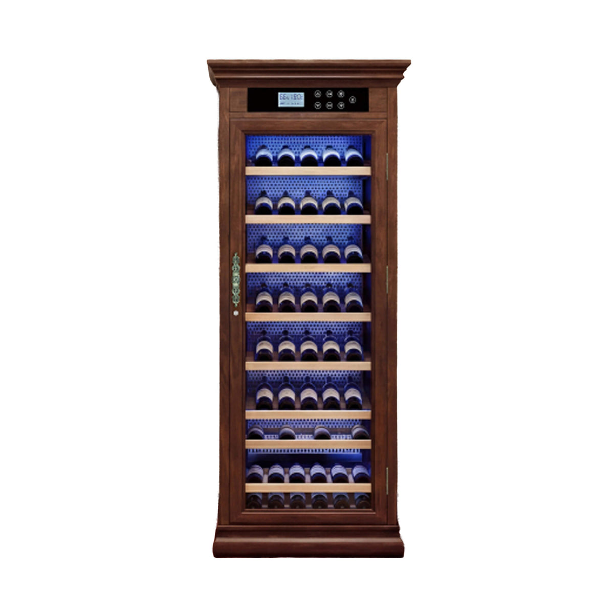 Nuvia 102-Bottle 10.6 Cu.Ft Wine Cooler Cabinet With LED Lighting And Temperature Control (SAK69027)