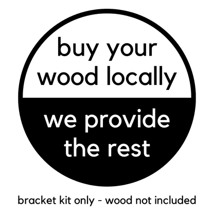 DIY Pergola Bracket Kit for a Freestanding Pergola With Roof Rafters - Any Size Up to 24' x 24'