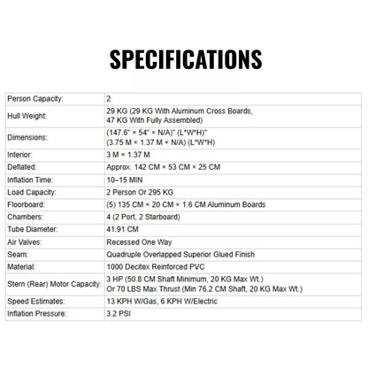 Sea Eagle 375FC FoldCat 2-Persons Inflatable Fishing Lightweight Pontoon Boat [375FCK] (SAK34652)
