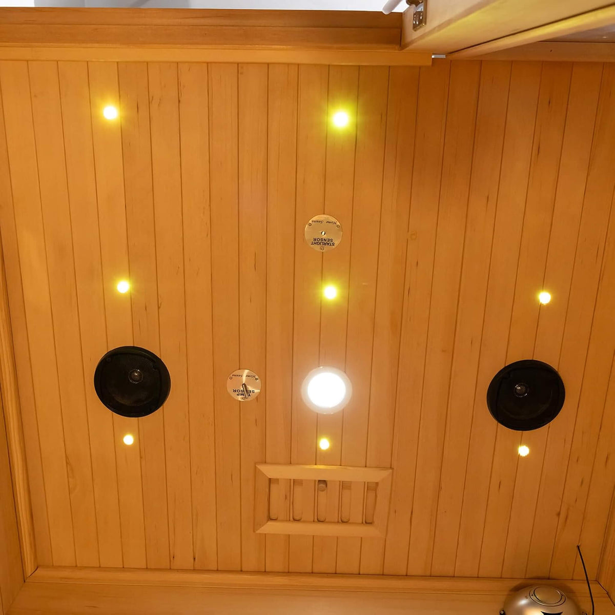 Rövia Luma 2-Person Indoor Hybrid Sauna Room With Infrared And 3.5KW Steam Heater [Made-To-Order] (SAK83750)