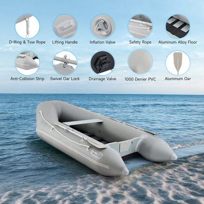 10FT 5-Person Heavy-Duty Inflatable Dinghy Boat (SAK98153)